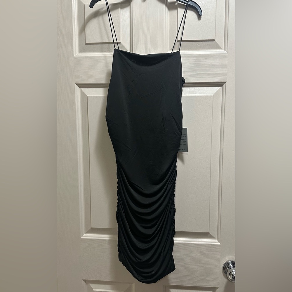 Love X Design mini bodycon black dress size M